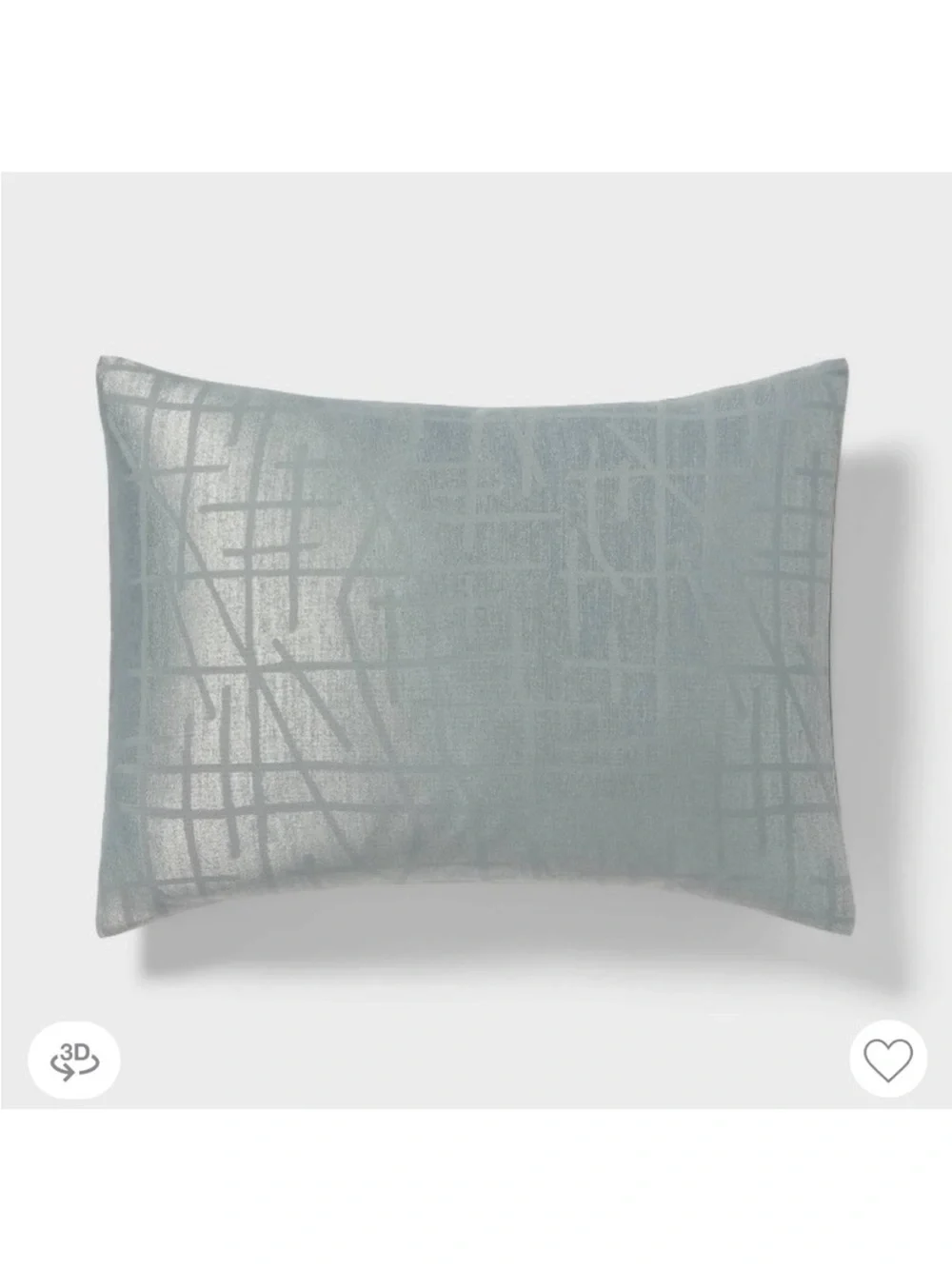 Threshold King Luxe Jaquard Light Teal Comforter & Sham Set